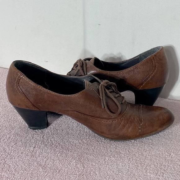 Sekoia Brown Leather Lace Up Shoes 41 - Picture 6 of 15
